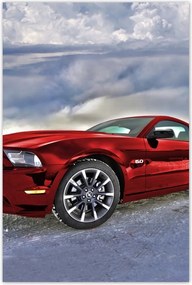 Poszter 60x90 Piros Ford Mustang