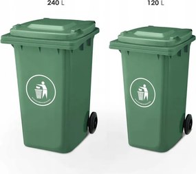 Hulladéktároló 240L ZÖLD