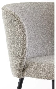 Szürke kárpitozott étkezőfotel Elyna – Light &amp; Living