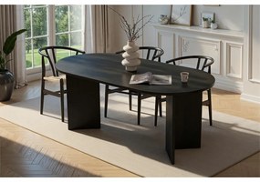 Sablin Wood Black étkezőasztal