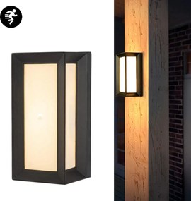 18W Fali lámpa Akril Mozgásérzékelő Fali Lámpa fehér Meleg