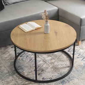 Dohányzóasztal Tölgy Színben. LELLA MAX