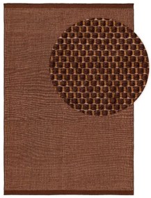 Gyapjú szőnyeg Rocco Brown 200x300 cm