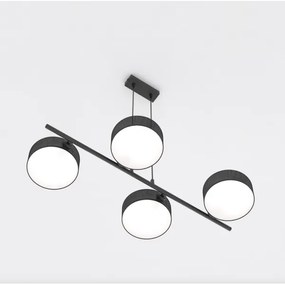 DRUMZ zsinóros csillár 4xE14/10W/230V fekete