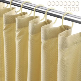 Fürdőszobai Zuhanyfüggöny 200 x 183 cm akasztós