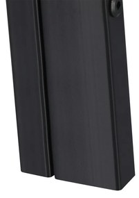 Clara 120 cm szögletes üveg étkezőasztal fekete