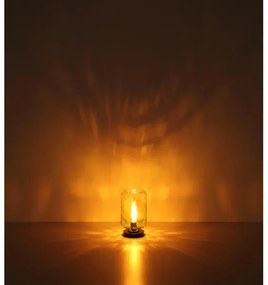 Globo 16046TG - Asztali lámpa DARINA 1xE27/60W/230V zöld