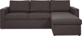 INTARI Kinyitható sarokkanapé Barna