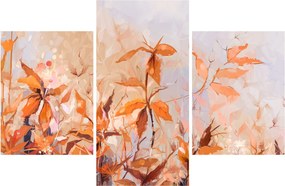 Kép - Festett virágok (90x60 cm)