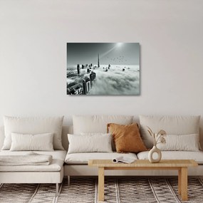 Kép - Felhőkarcolók Dubaiban (üvegen) (70x50 cm)