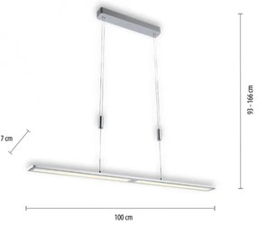 Paul Neuhaus 2565-95 - LED Dimmelhető csillár érzékelővel NIKA LED/35W/230V