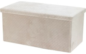Visby zsámoly tárolóval, 76 x 38 x 38 cm, bársony felület