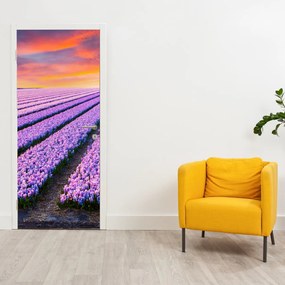 Fotótapéta ajtóra - Virágfarm (95x205cm)