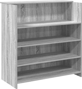 vidaXL recepciós pult szürke sonoma 100x50x103,5 cm szerelt fa