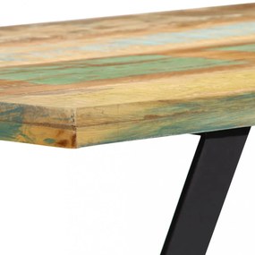 tömör újrahasznosított fa pad 110 cm