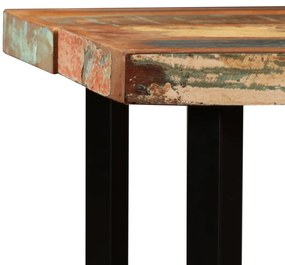 Tömör újrahasznosított fa bárasztal 150 x 70 x 107 cm