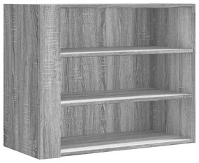 szürke sonoma színű szerelt fa faliszekrény 75 x 35 x 60 cm