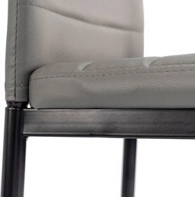 Tino NOVA Étkezőszék szürke-fekete színben