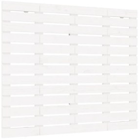 fehér tömör fenyőfa fali fejtámla 106 x 3 x 91,5 cm
