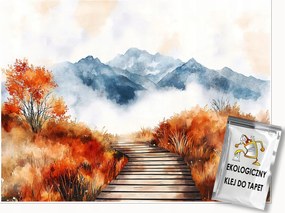 Fotótapéta Hegyek Természet Tájkép Pop Art Falra Hálószoba Nappali 400x280