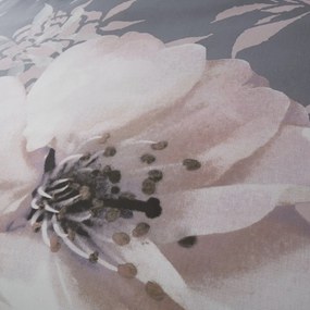 Dramatic Floral szürke ágyneműhuzat, 200 x 200 cm - Catherine Lansfield