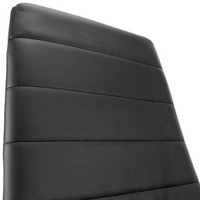 Liana 6+1 étkező garnitúra fekete