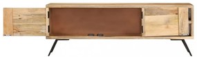 tömör mangófa TV-szekrény 110 x 30 x 40 cm