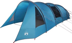 vidaXL Túra sátor 6 fős tetővel Kék és Szürke 778 x 356 x 210 cm