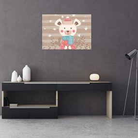Kép - Medve (üvegen) (70x50 cm)