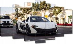 Vászonkép 140x80 Fehér sportautó