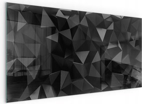 Edzett üveg kandalló alá Acél Szabadon álló Háromdimenziós geometria