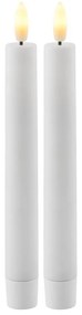 LED gyertya szett 2 db-os (magasság 20 cm) Sille Tall Rechargeable – Sirius