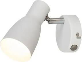 Beltéri fali lámpa e27 20w fehér ebony