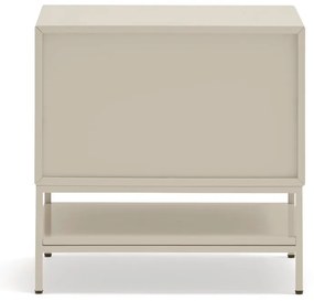 Krémszínű éjjeliszekrény Platt – Teulat