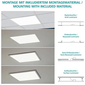 Eglo 96152 - LED mennyezeti panel SALOBRENA LED/16W/230V