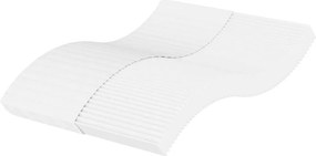 vidaXL fehér H2/H3 keménységű habmatrac 120 x 220 cm