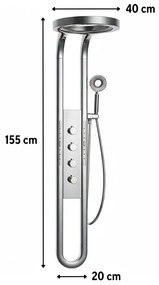 Aquajet hidromasszázs zuhanypanel