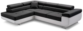 ALFA sarok kanapéágy, 273x70/85x203, sioux 1115/lux 23, jobb sarok