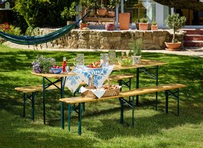 Casaria® Sörkészlet 220 cm - összecsukható