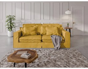 Sárga kanapé 236 cm Nora – Ropez