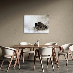 Kép - Vonat a ködben (70x50 cm)