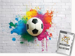 Fotótapéta Gyerekeknek Foci Graffiti Tapéta Gyerekszobába 200x140