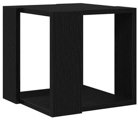 Dohányzóasztal Fekete tölgy MDF 32 x 32 x 30 cm Egyszerű