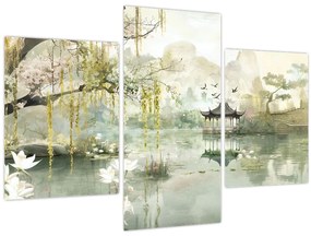 Kép - Kínai tó (90x60 cm)