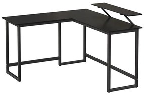 SOLEA sarok íróasztal fekete