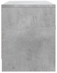 betonszürke szerelt fa TV-szekrény 102x30x37,5 cm