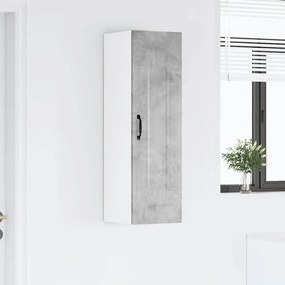 Fali konyhaszekrény Beton Szürke 30 x 31 x 100 cm Faanyag