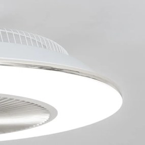 Brilagi - AURA LED/38W/230V dimmelhető ventilátoros lámpa ezüst + DO