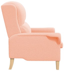 Ergonomikus Karosszék Rózsaszín Szövet, Fa Közepes Ergonomikus