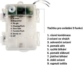 VOLTRONIC® Világítás 20 m 200 LED hideg fehér